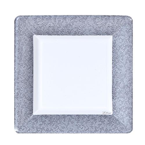 Textures Premium Paper Square Dinnerware