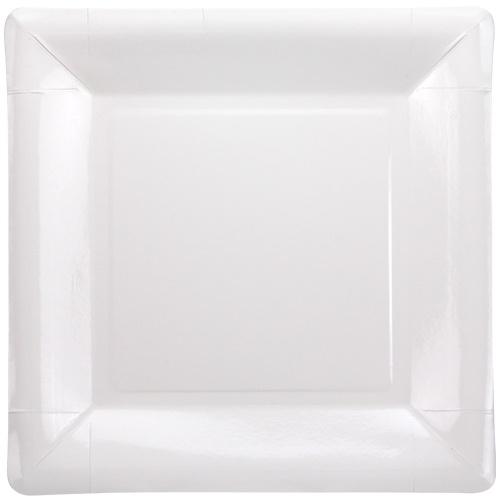 Metallic Premium Paper Square Dinnerware