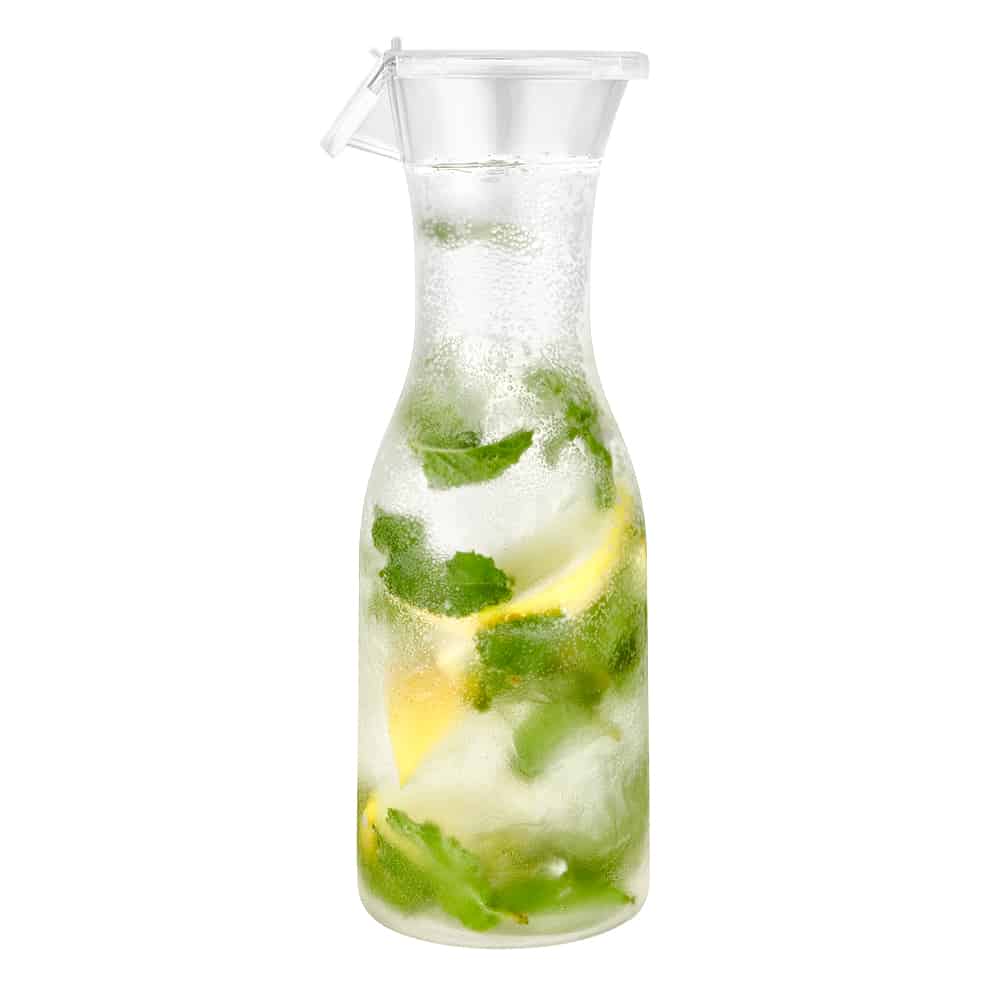 Clear Carafe with Lid, 40oz - King Zak