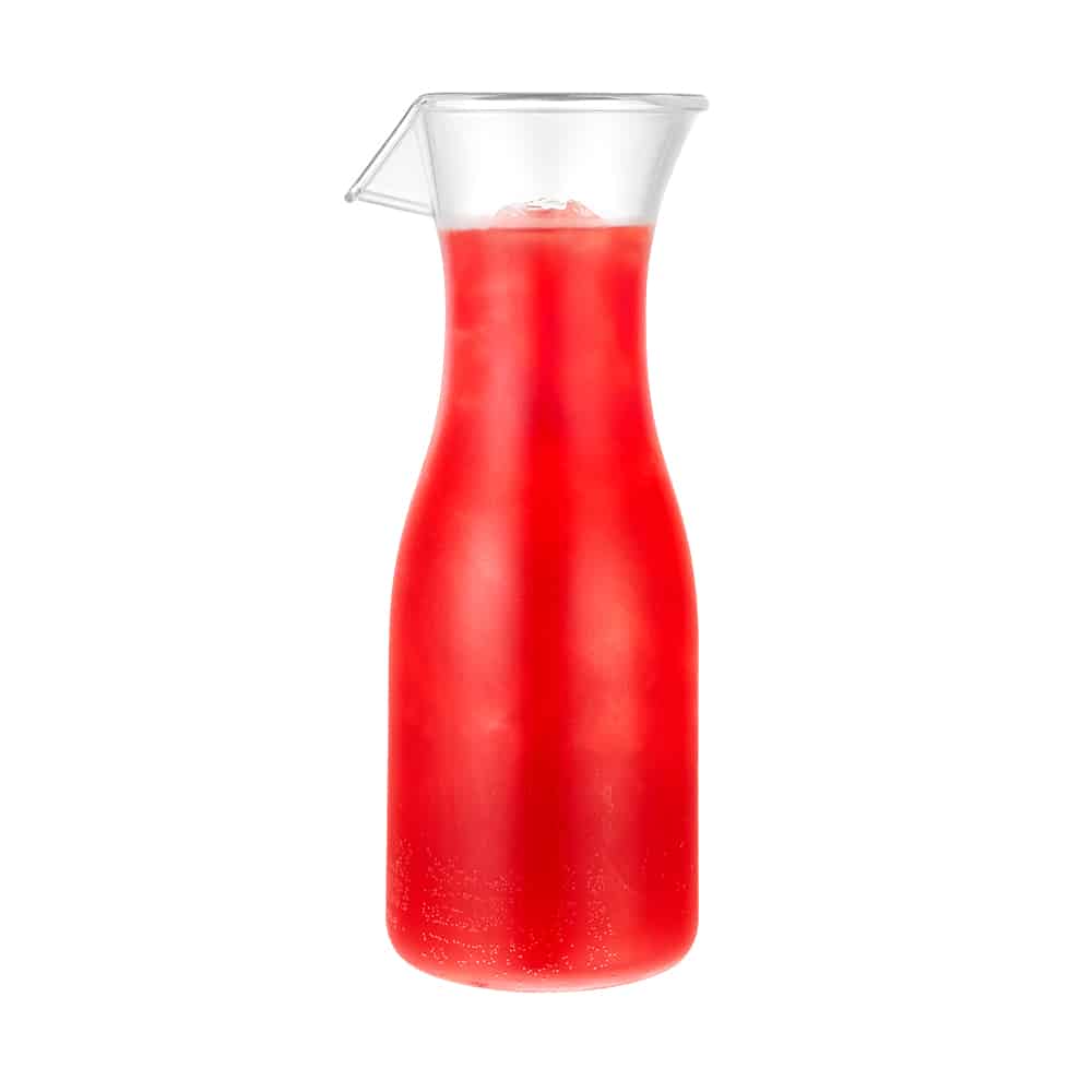 Premium Extra Heavy Weight Plastic 20oz Carafe Jar - King Zak