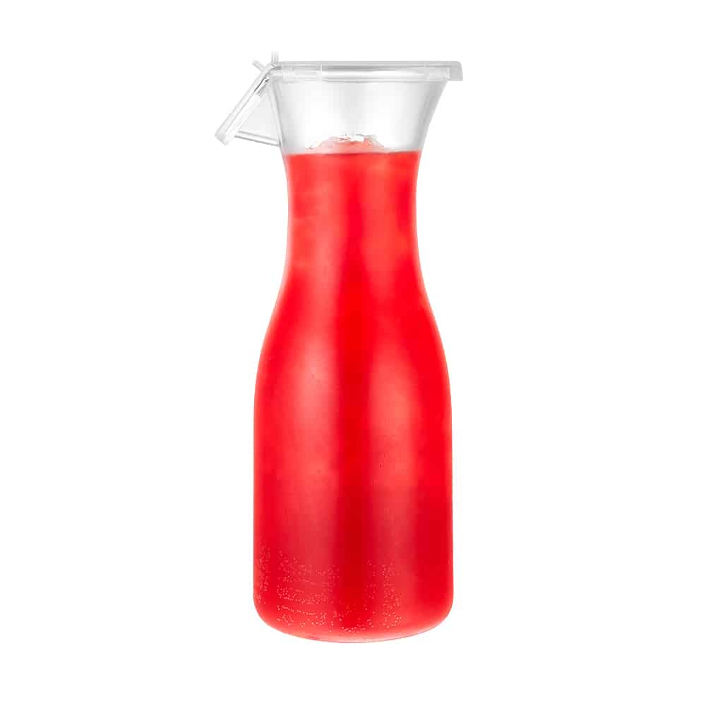 Premium Extra Heavy Weight Plastic 20oz Carafe Jar - King Zak