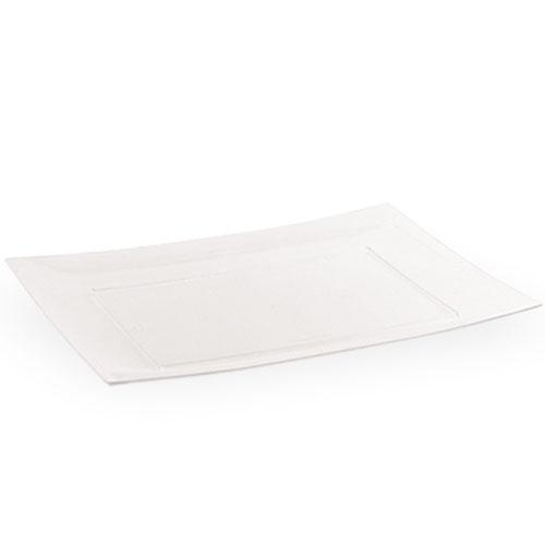 Plastic Rectangle Dinnerware Tray