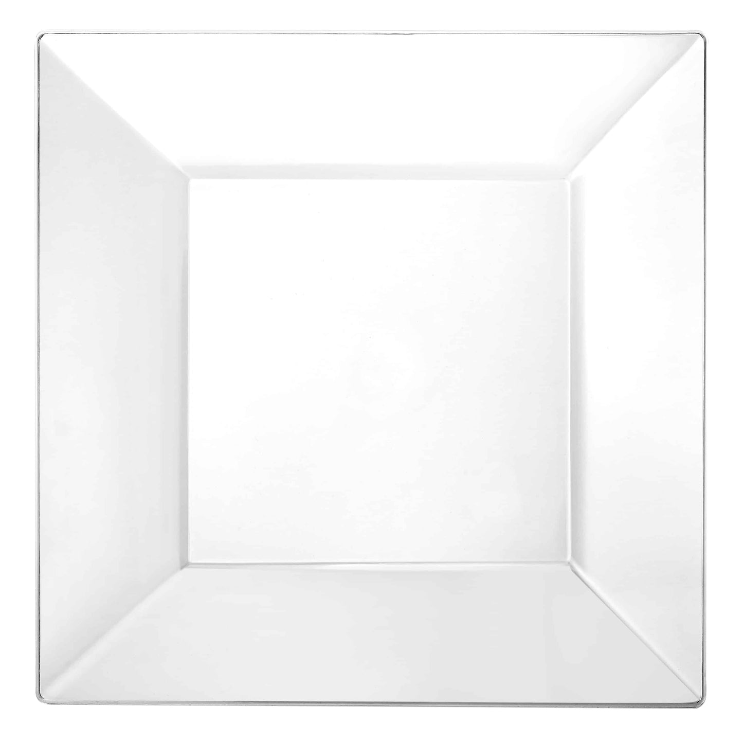 Squares Pearl Premium Plastic Square Dinnerware - King Zak