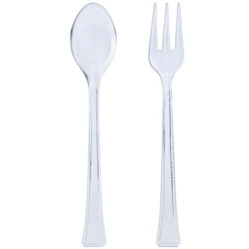 Premium Plastic Mini Combo Serving Utensils