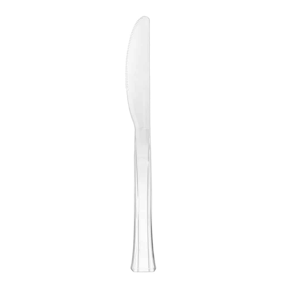 Clear Premium Plastic Knife