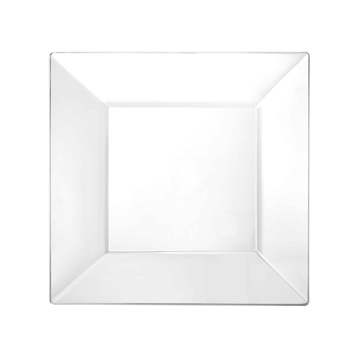 Squares Pearl Premium Plastic Square Dinnerware - King Zak