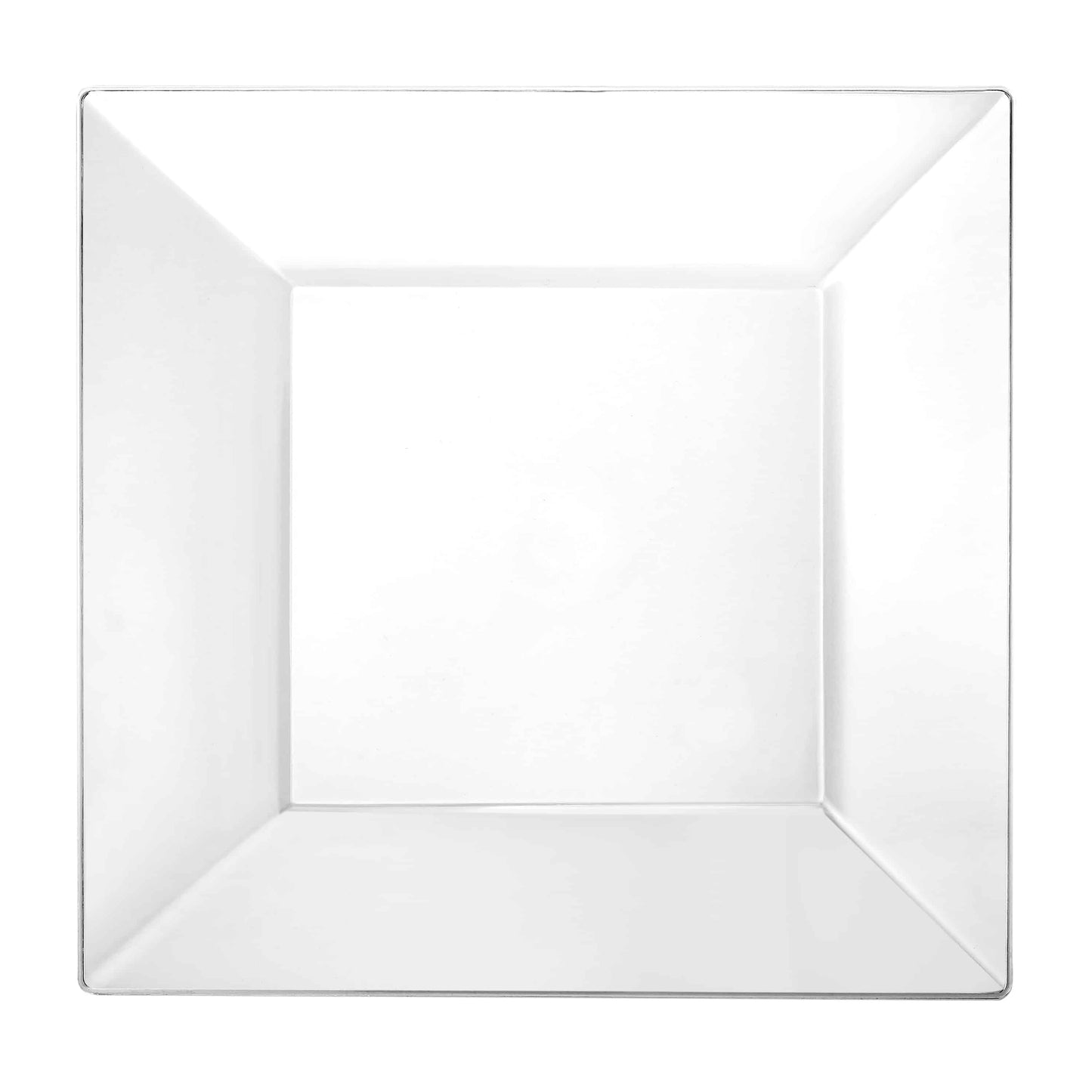 Squares Pearl Premium Plastic Square Dinnerware - King Zak