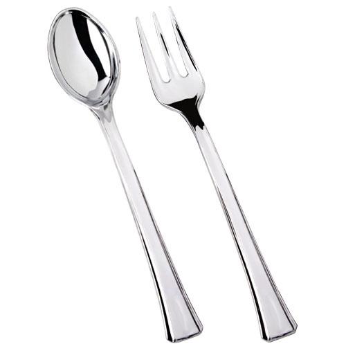 Premium Plastic Mini Combo Serving Utensils