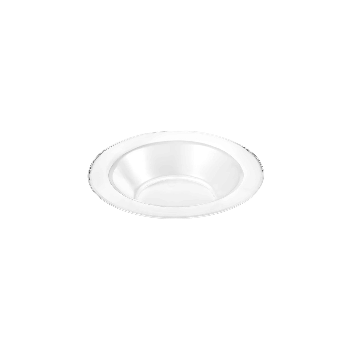 Magnificence Premium Plastic Round Dinnerware - clear bowl