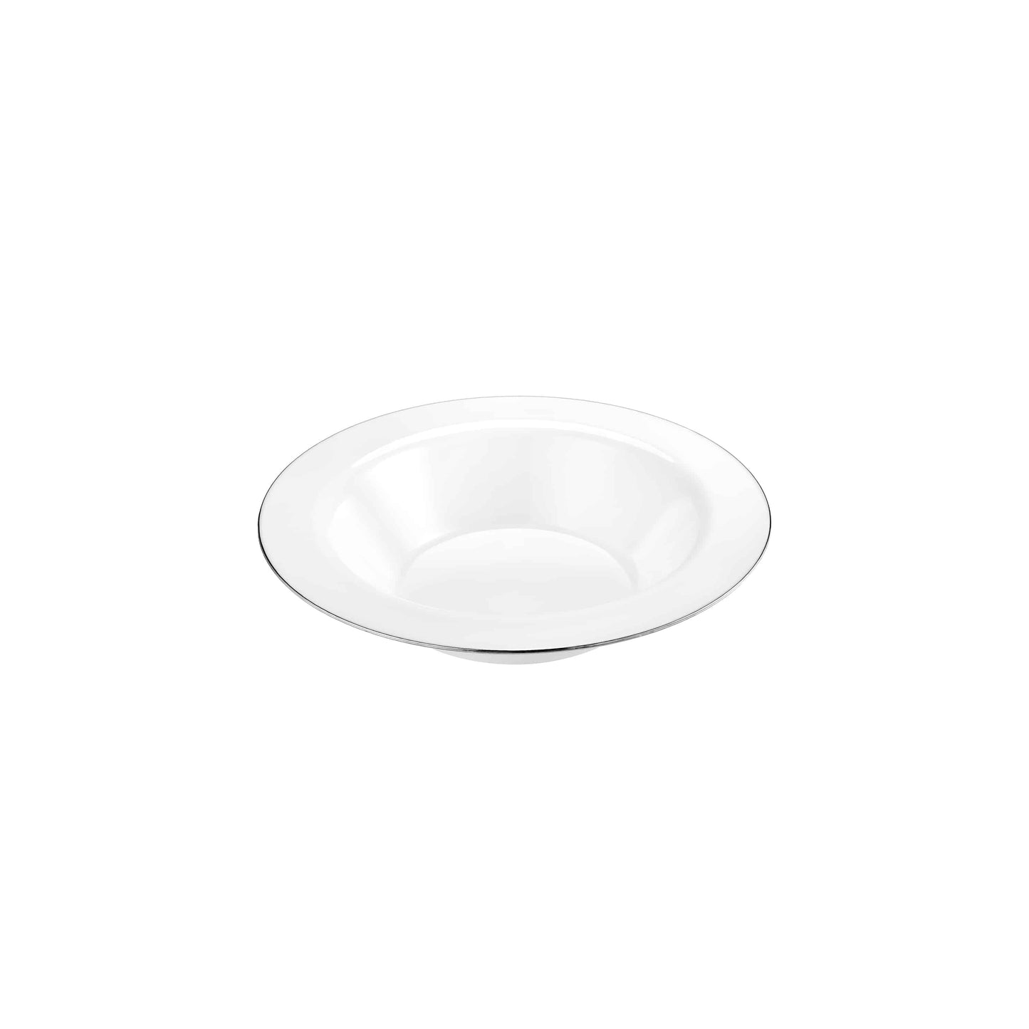 Magnificence Silver Edge Premium Plastic Round Dinnerware - King Zak