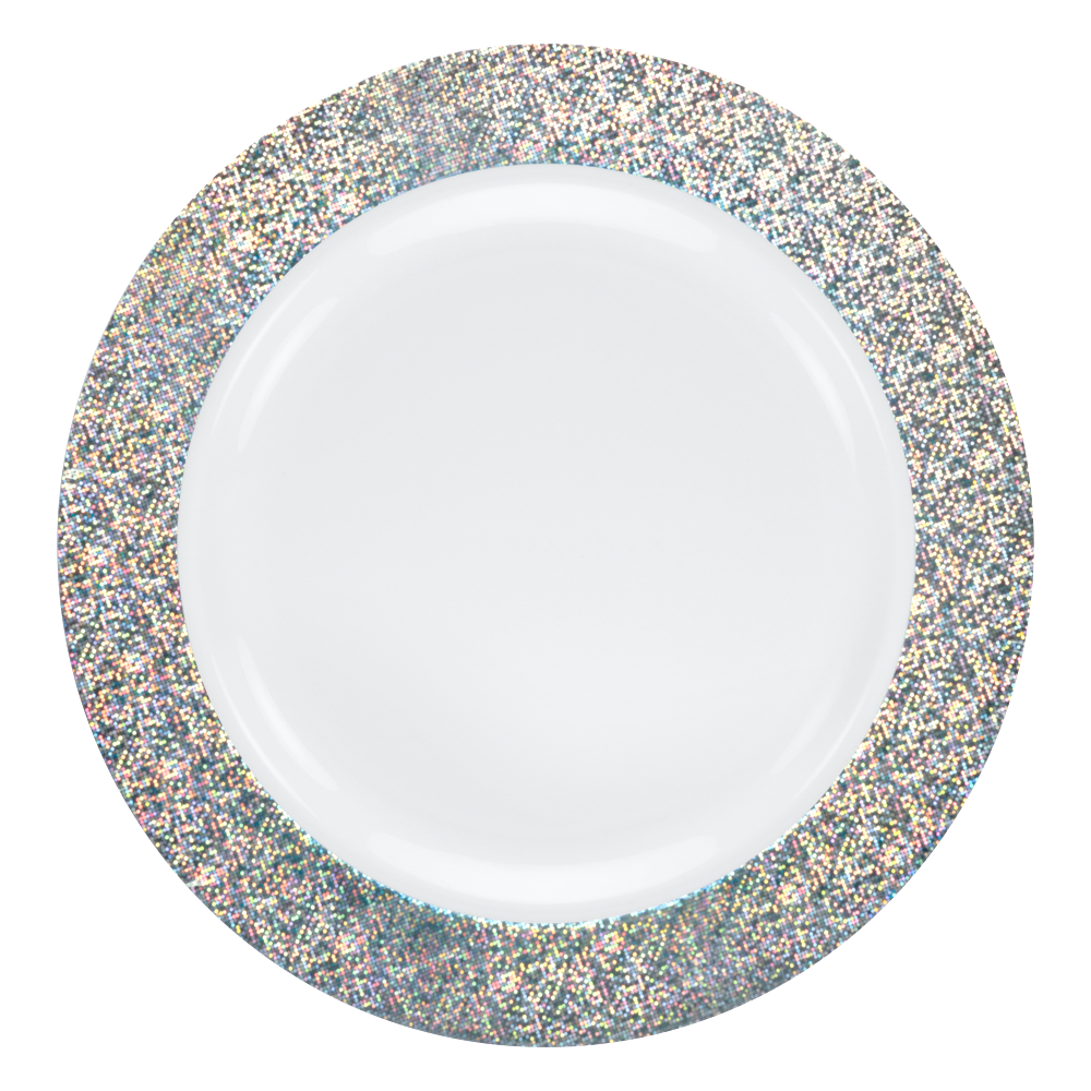 Sparkle Plastic Plate 