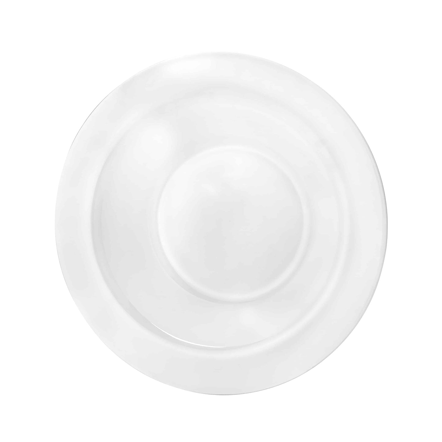 Magnificence Premium Plastic Round Dinnerware - white bowl