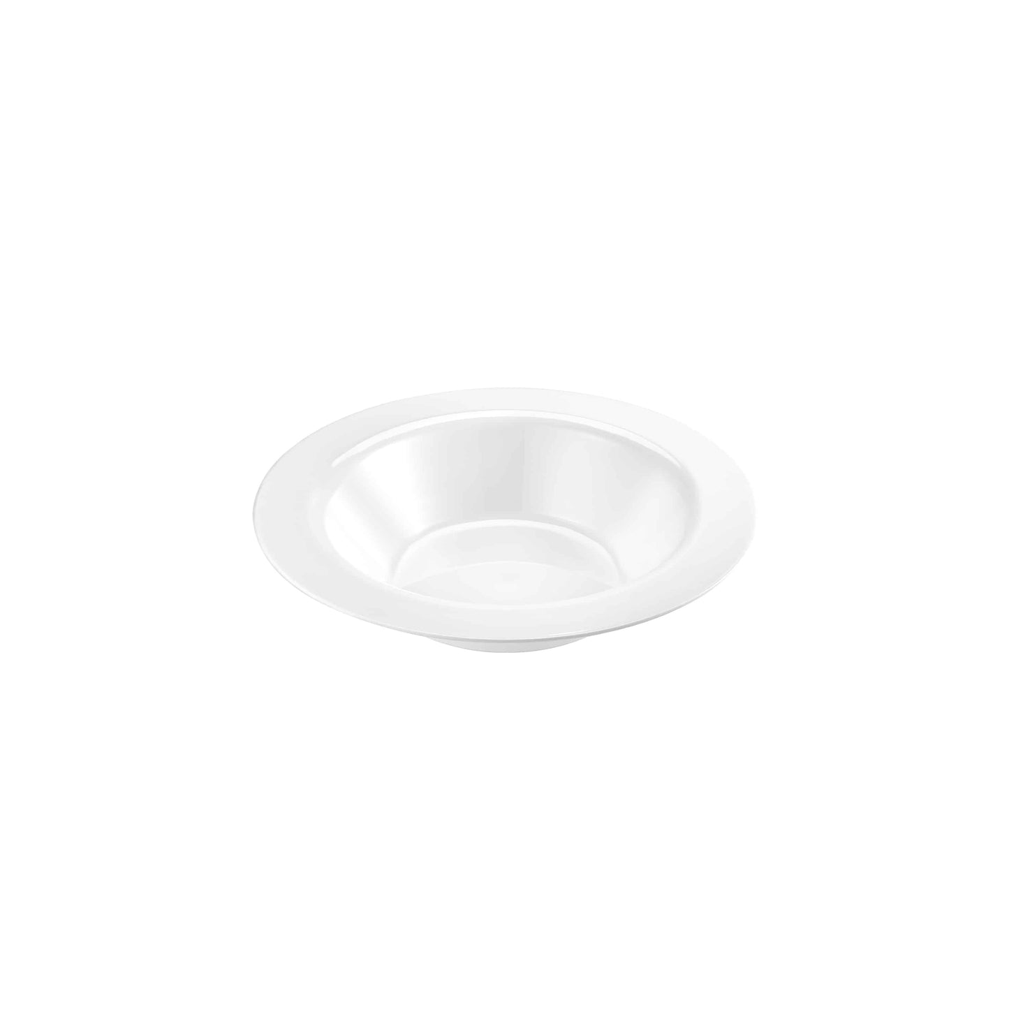 Magnificence Premium Plastic Round Dinnerware - white bowl