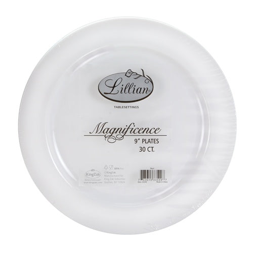 Magnificence Premium Plastic Round Dinnerware: 10.25" Plate