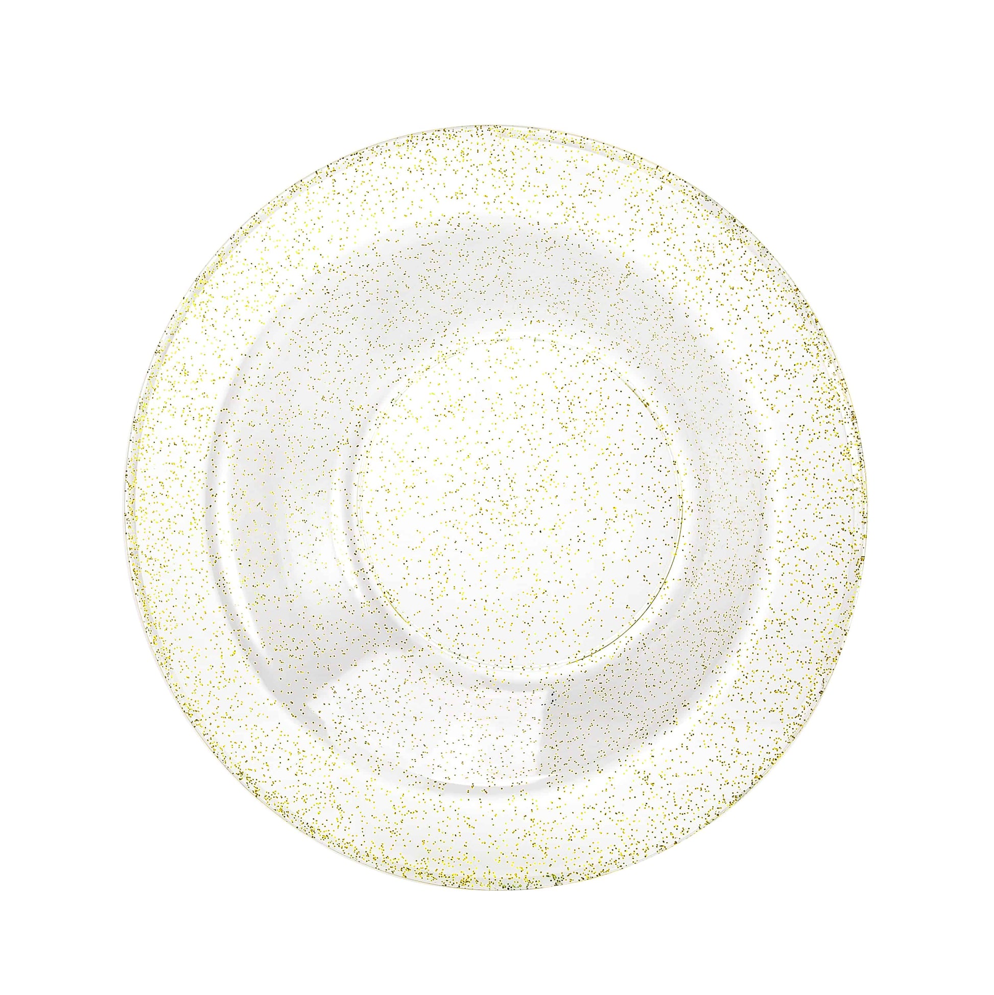 Glitter Premium Plastic Round Dinnerware