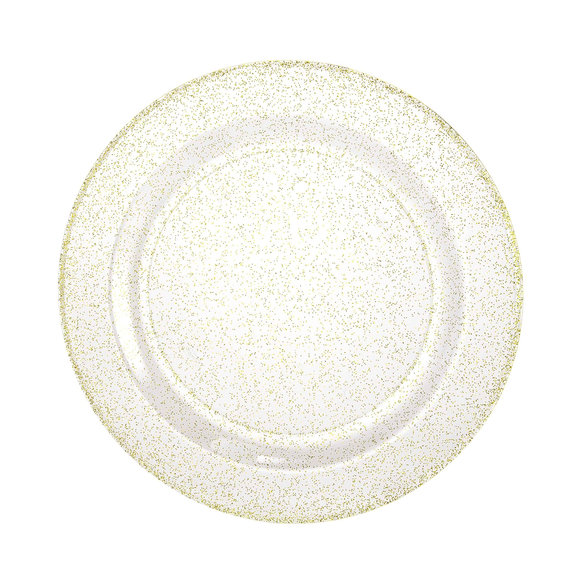 Glitter Premium Plastic Round Dinnerware