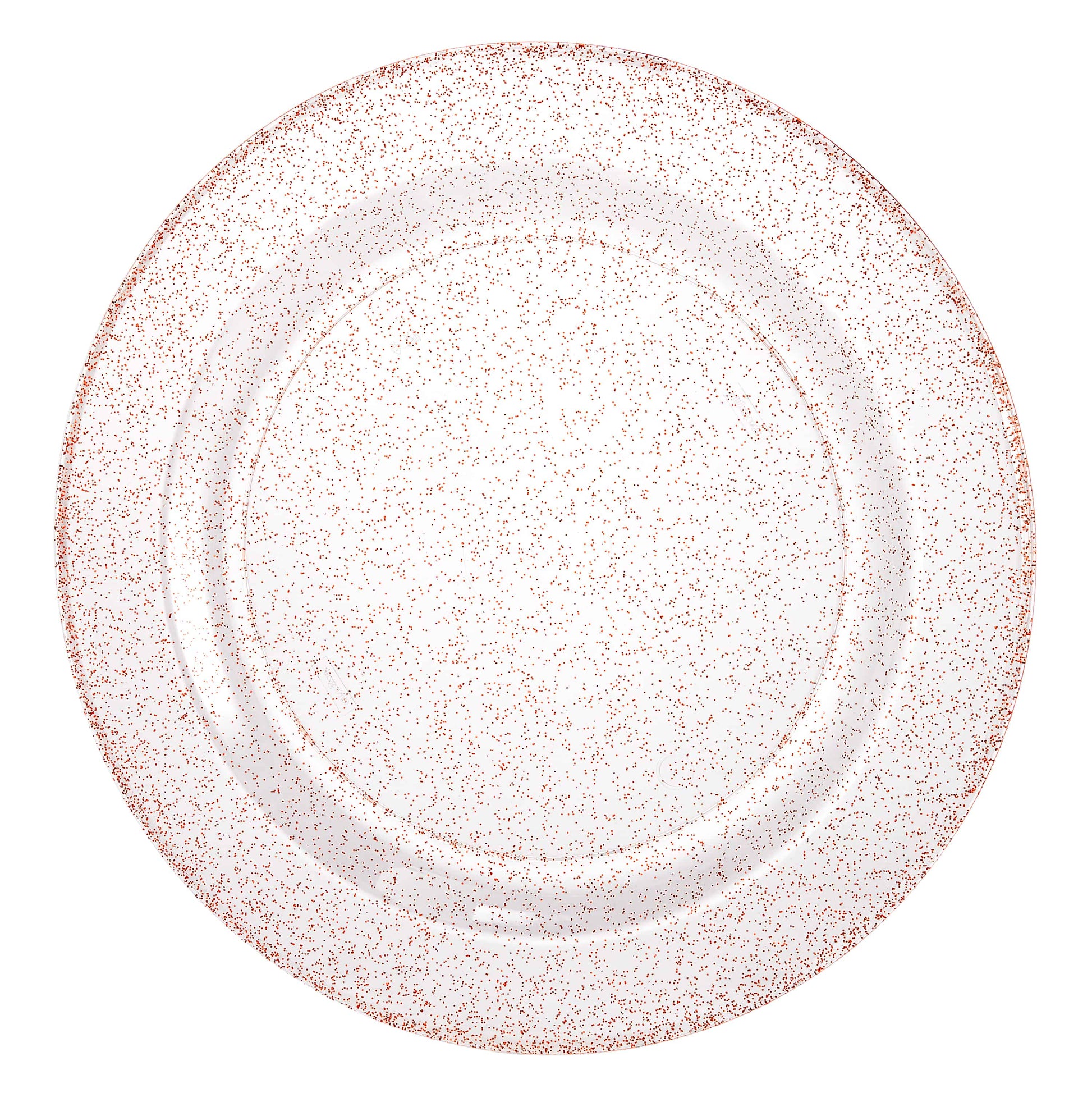 Glitter Premium Plastic Round Dinnerware