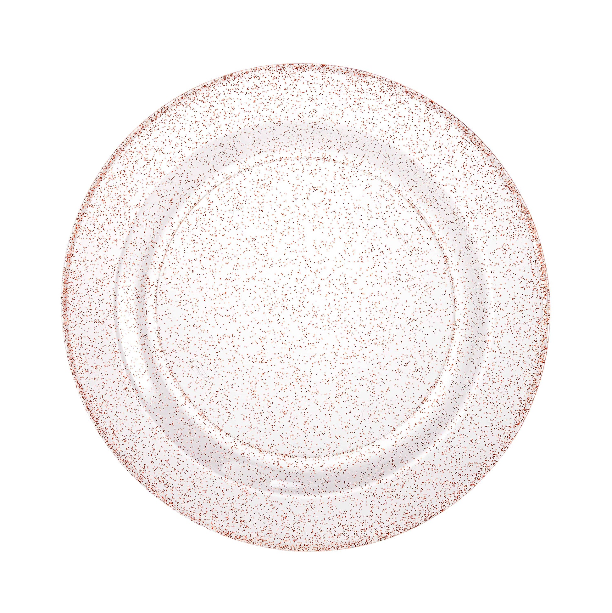 Glitter Premium Plastic Round Dinnerware