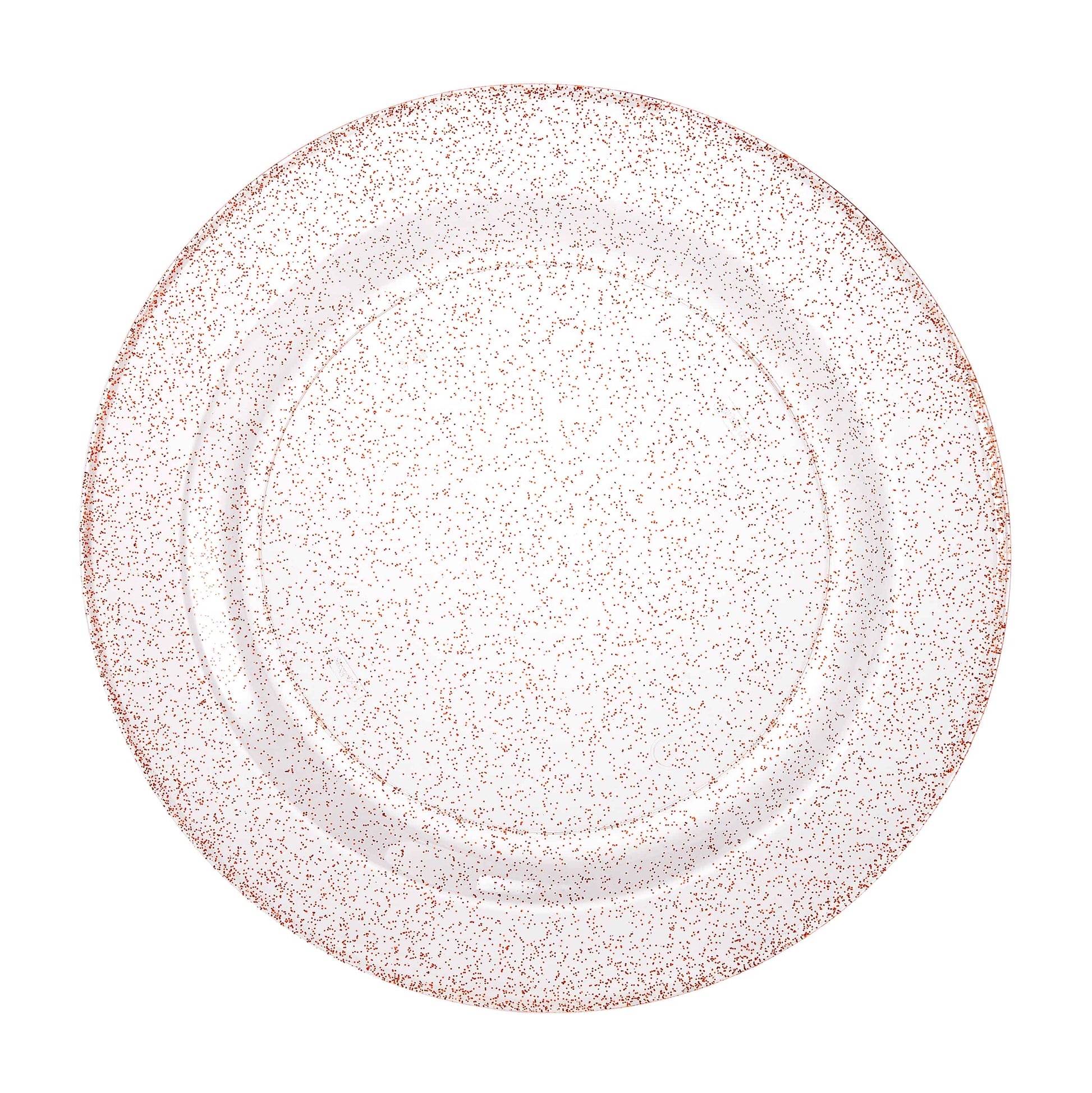 Glitter Premium Plastic Round Dinnerware