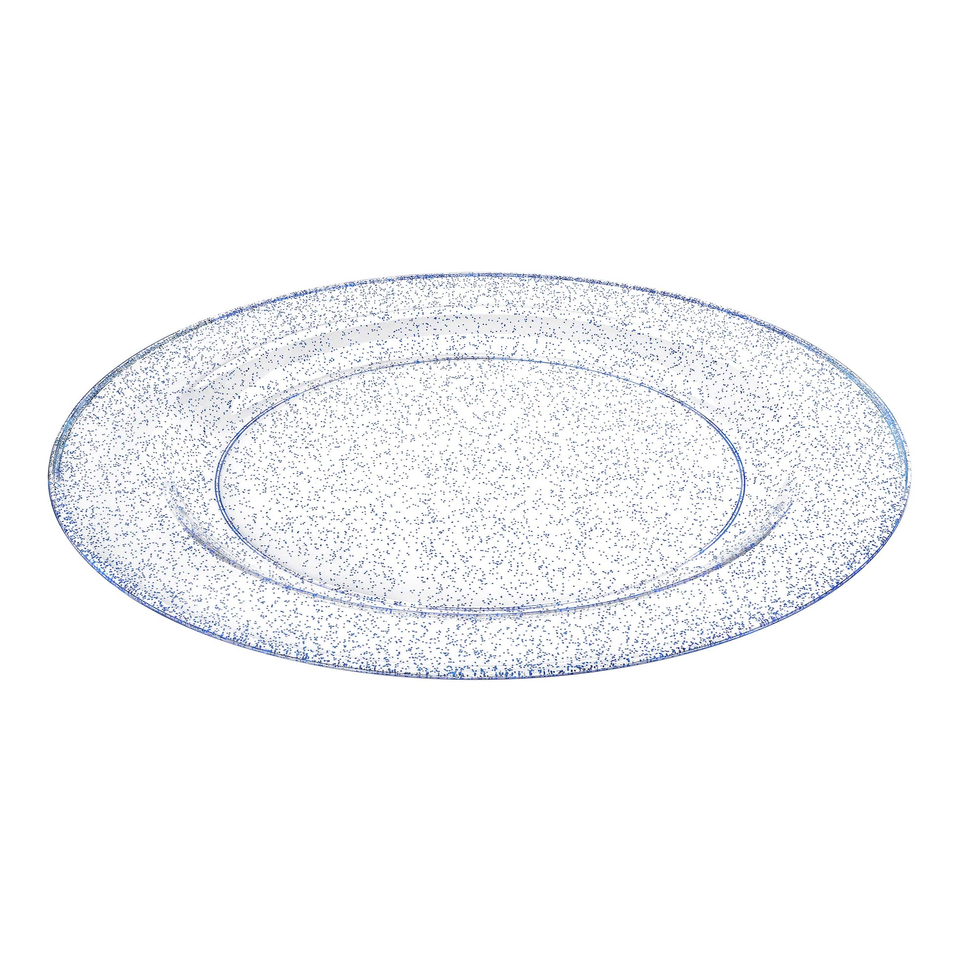 Glitter Premium Plastic Round Dinnerware