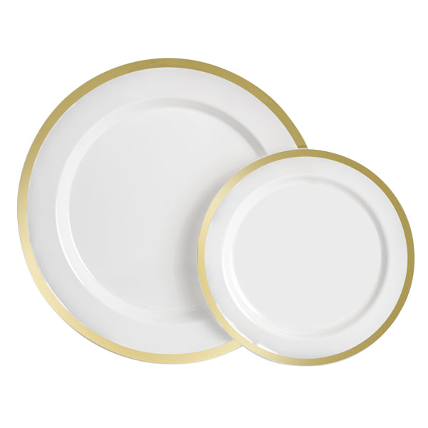 Plate Combo Pack with Trim – Elegant Dining, Perfectly Packaged