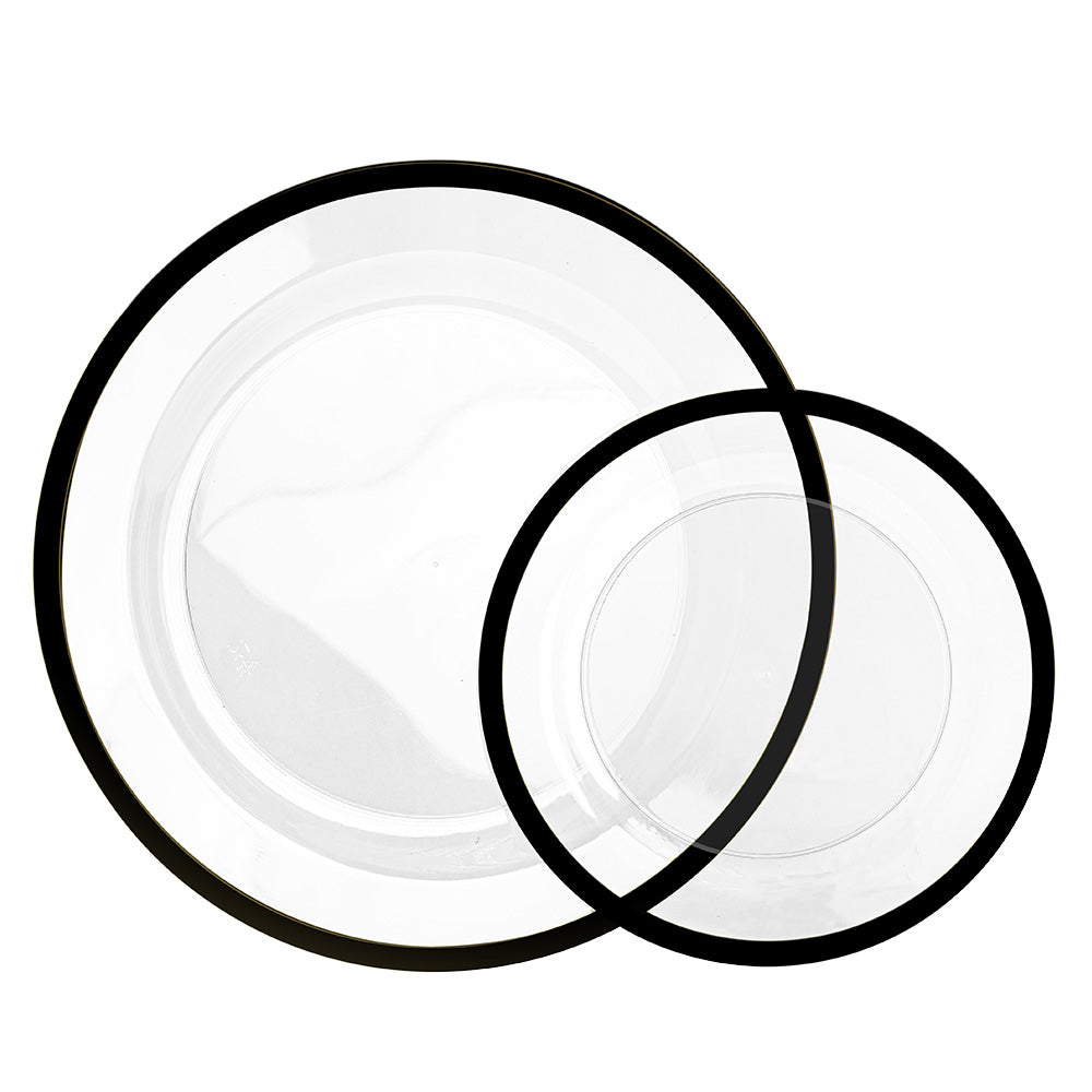 Plate Combo Pack with Trim – Elegant Dining, Perfectly Packaged