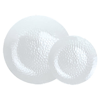 Combo Plate Hammered Clear