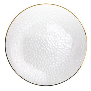 13" Round Hammered Tray
