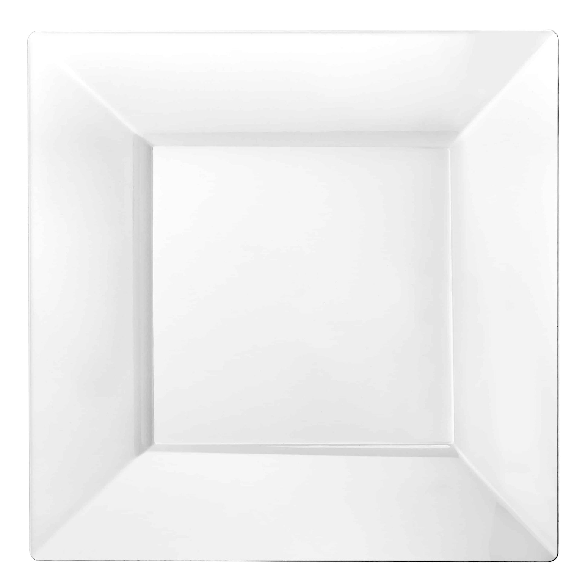 Squares Pearl Premium Plastic Square Dinnerware