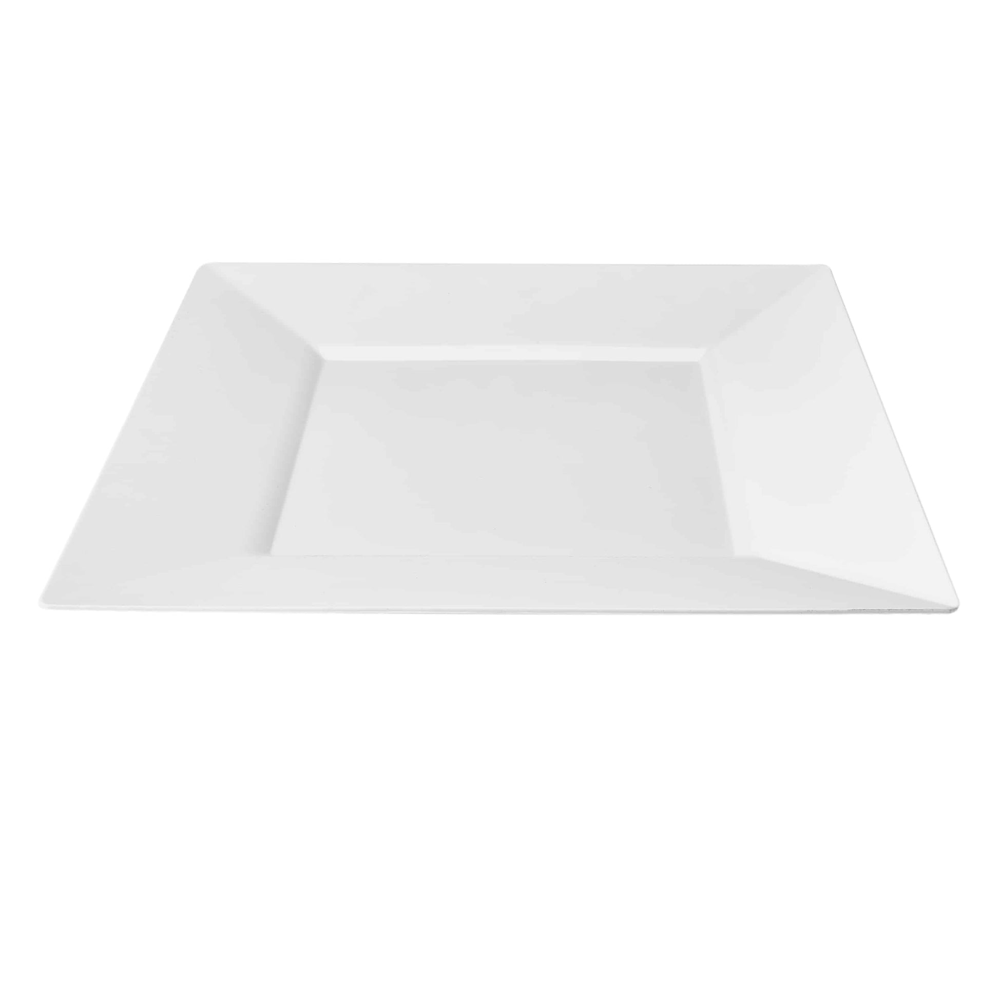 Squares Pearl Premium Plastic Square Dinnerware