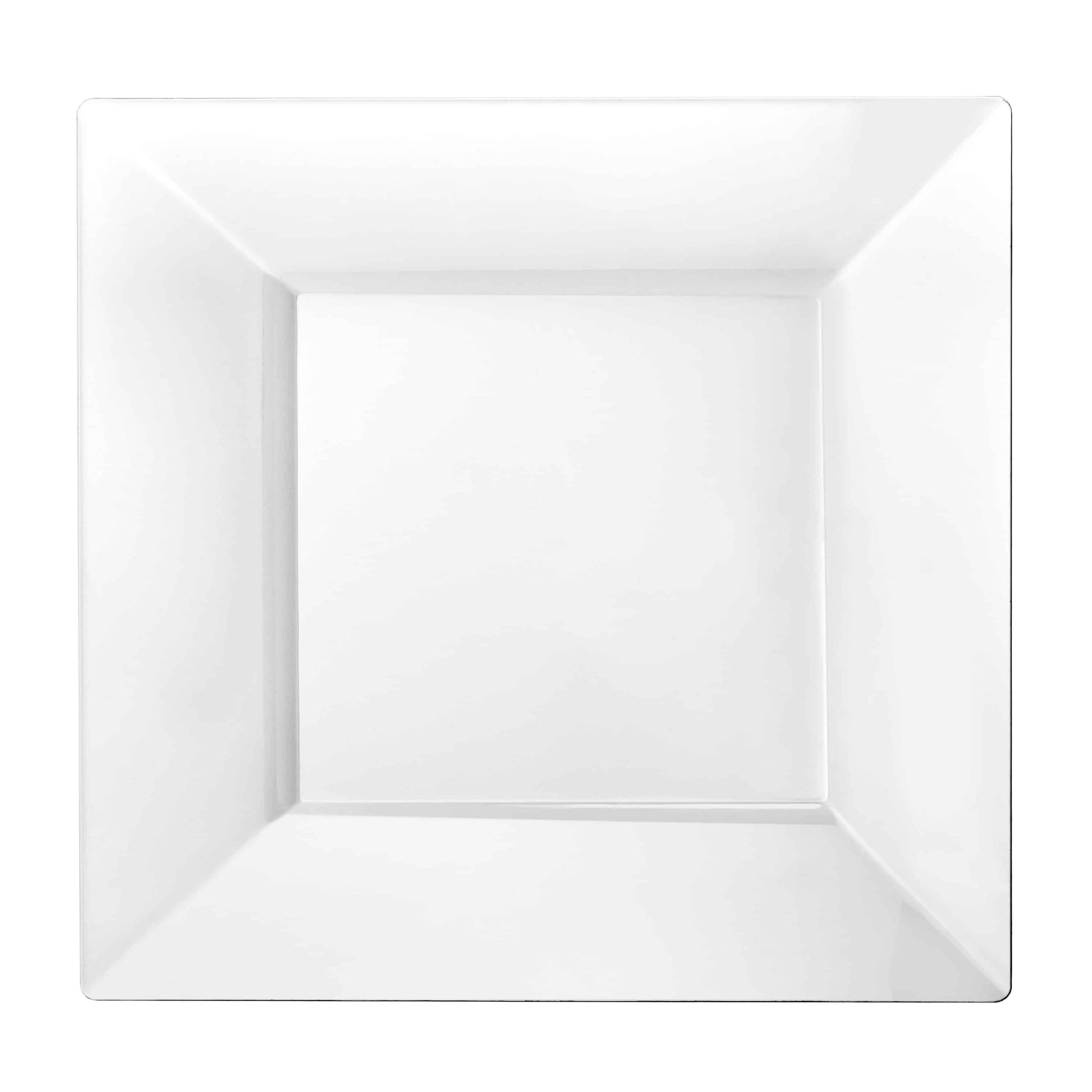 Squares Pearl Premium Plastic Square Dinnerware