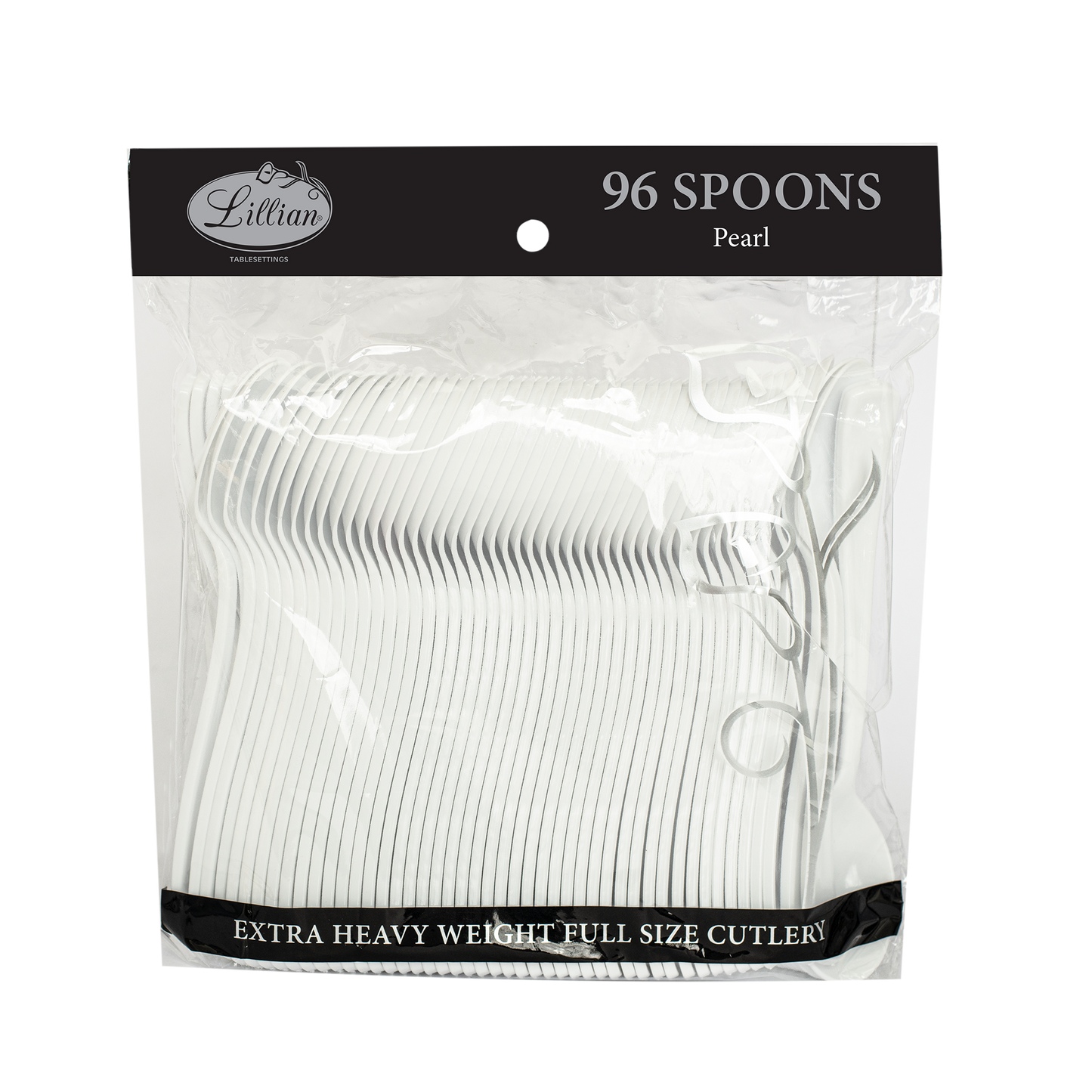 Pearl Plastic Cutlery Spoons