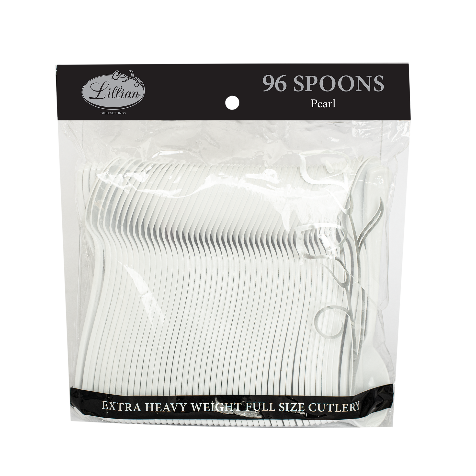 Pearl Premium Plastic Cutlery – Elegant Disposable Flatware for Modern Entertaining [576 count]