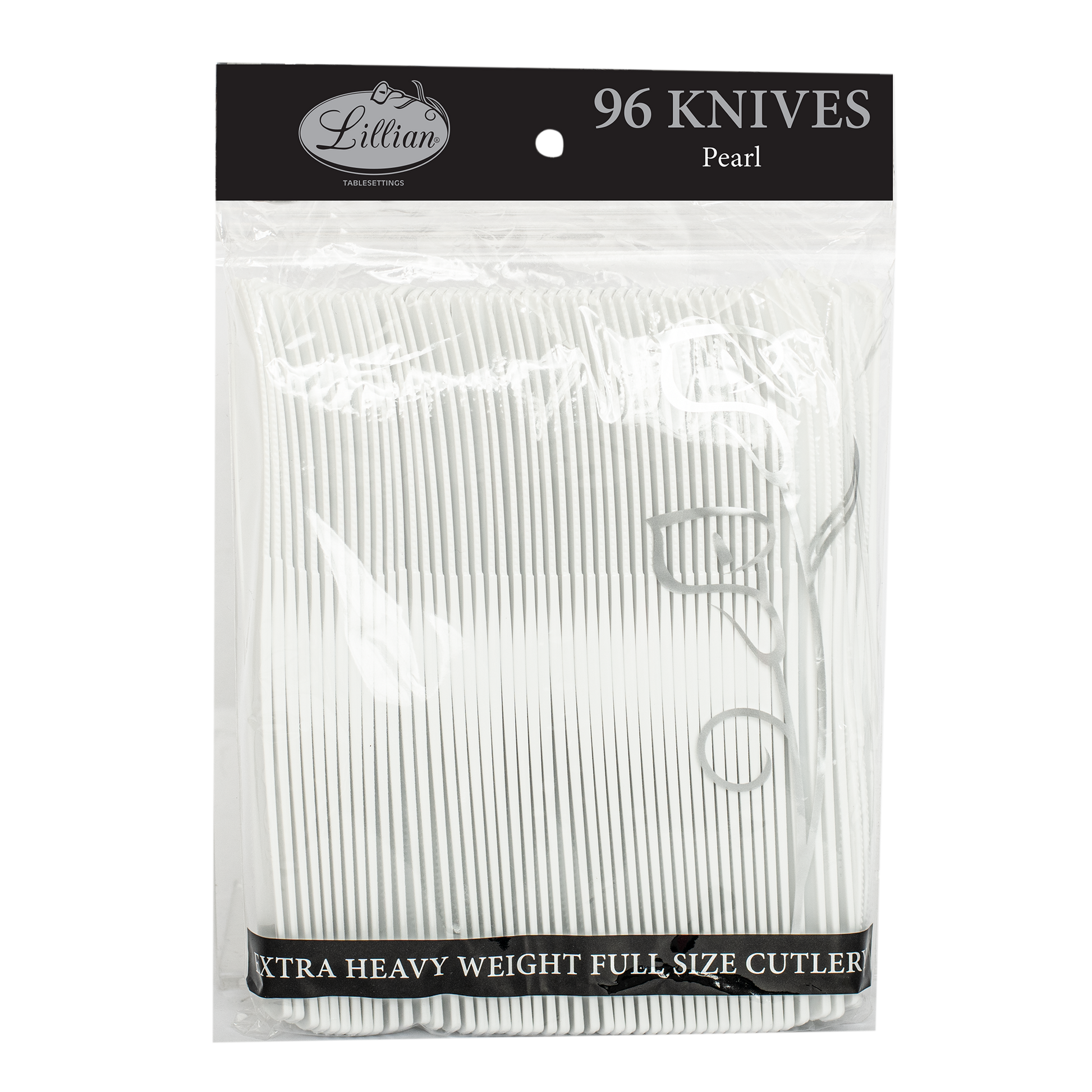 Pearl Premium Plastic Cutlery – Elegant Disposable Flatware for Modern Entertaining [576 count]