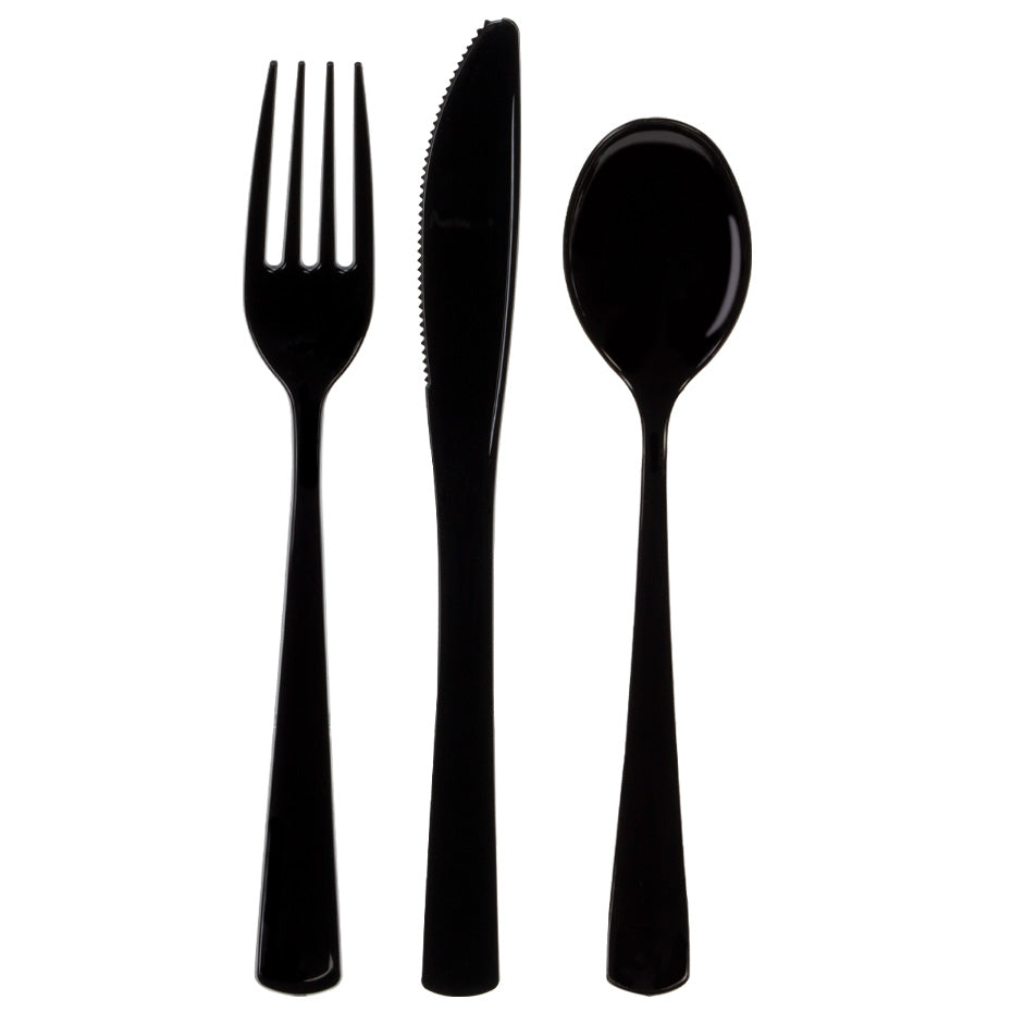 Premium Cutlery Combo Set Black