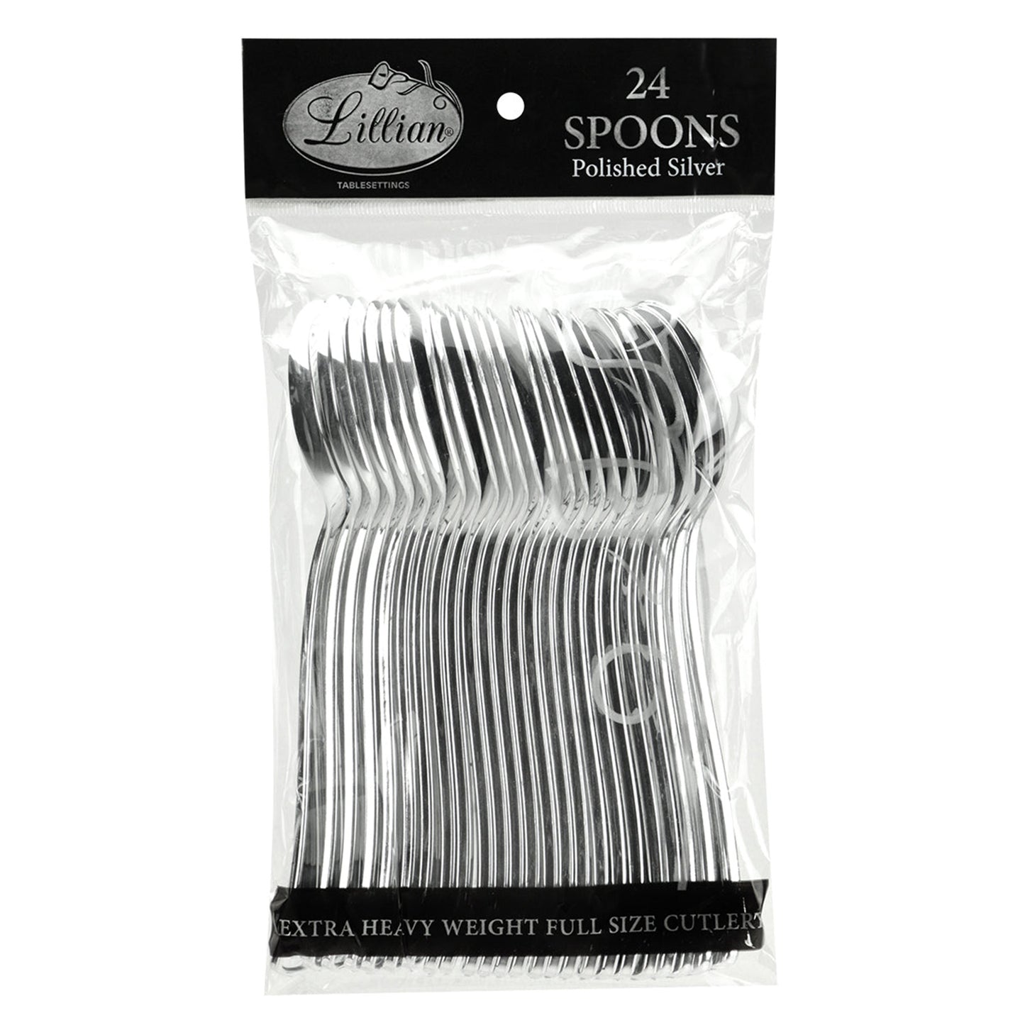 Polished Metallic Premium Plastic Cutlery