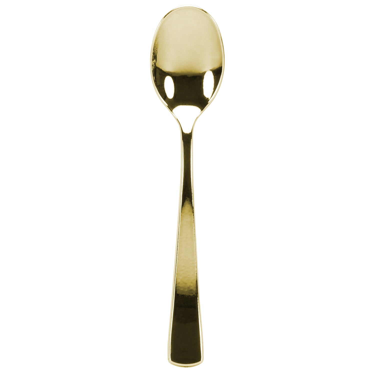 Polished Gold Cutlery – High Count Premium Plastic Flatware for Large Events [576 count]
