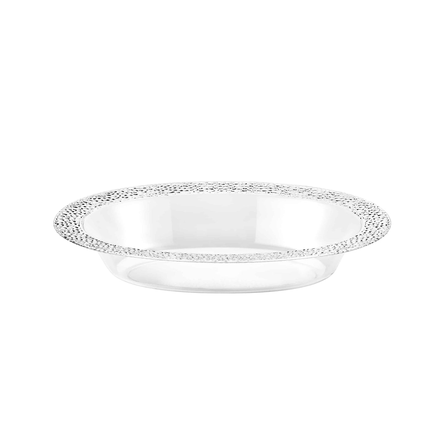 Pebbled Premium Plastic Oval Serving Bowls - King Zak