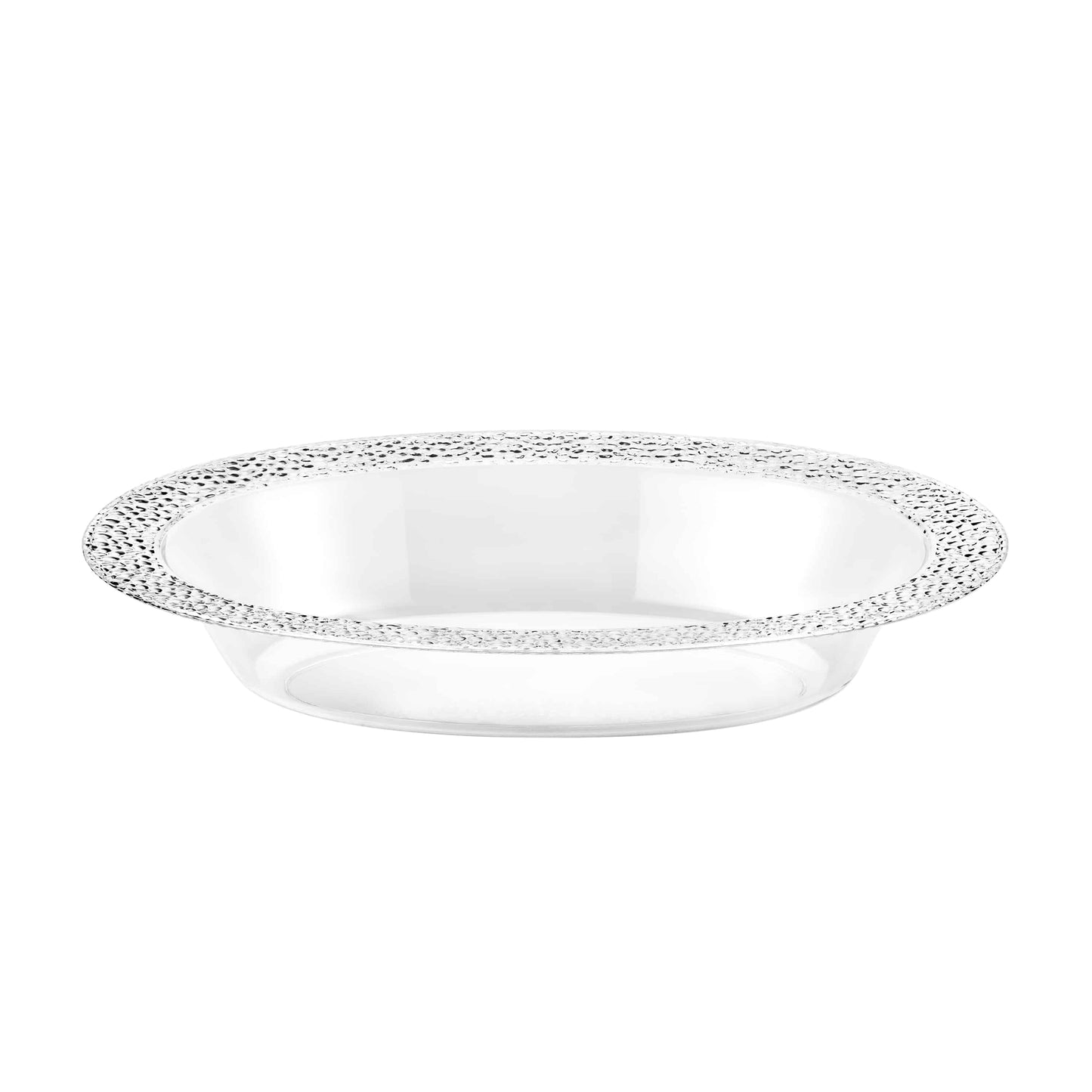 Pebbled Premium Plastic Oval Serving Bowls - King Zak