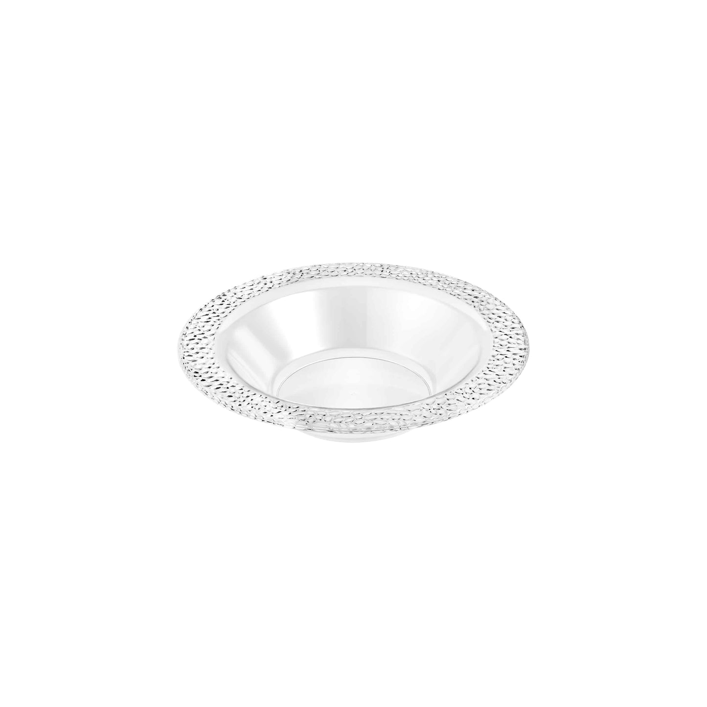 Pebbled Premium Plastic Round Dinnerware - King Zak