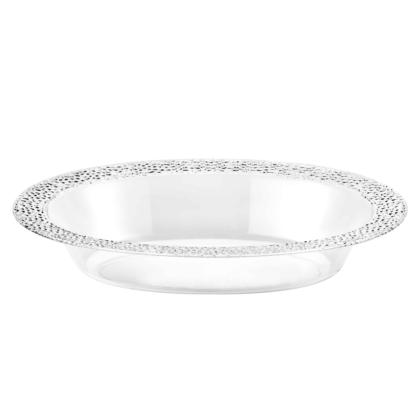 Pebbled Premium Plastic Oval Serving Bowls - King Zak