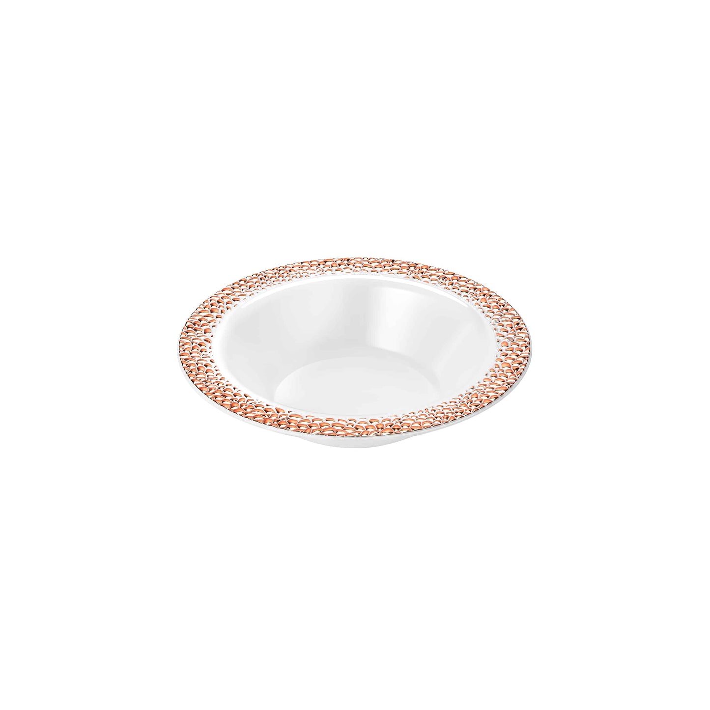 Pebbled Premium Plastic Round Dinnerware - King Zak