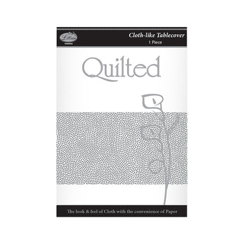 Cloth-Like Tablecover Quilted Dots Design  
