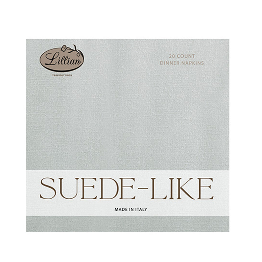 Suede-Like Dinner Napkin - Made in Italy - 15.75"x15.75" [24 count]