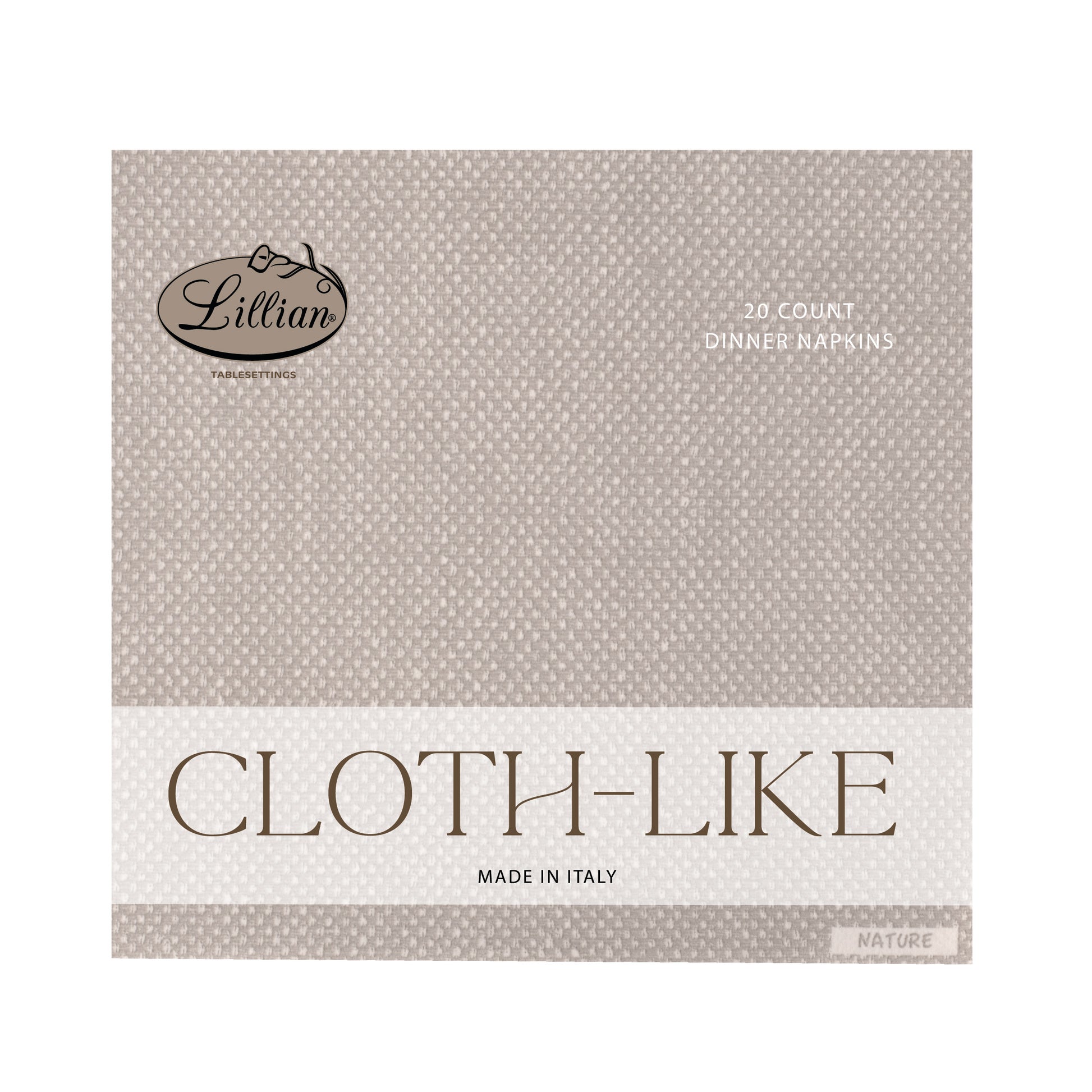 Cloth-Like Nature - Made in Italy Premium - 15.75"x15.75" [24 count]