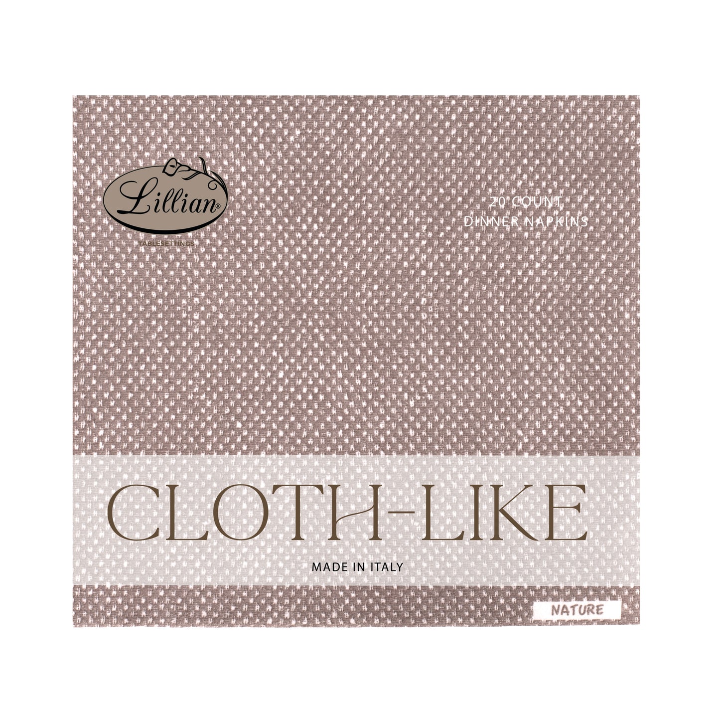 Cloth-Like Nature - Made in Italy Premium - 15.75"x15.75" [24 count]