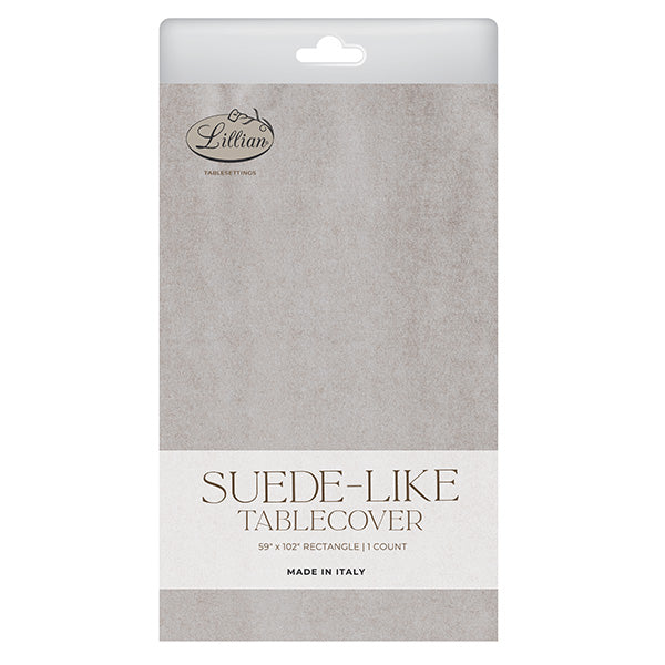 Suede-Like Tablecovers - Premium Made in Italy - 59" x 102" [24 count]