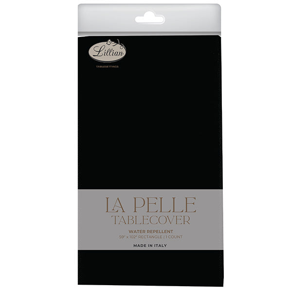 La Pelle Water Repellent Tablecovers – Premium Made in Italy - 59" x 102" [24 count]