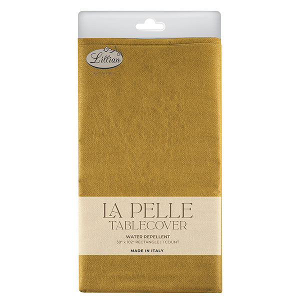 La Pelle Water Repellent Tablecovers – Premium Made in Italy - 59" x 102" [24 count]