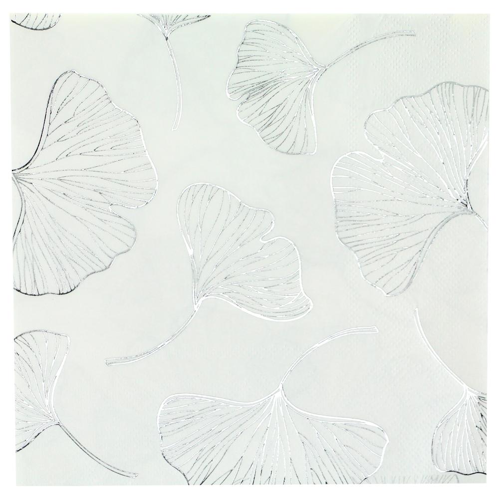 Gingko Foil Stamp Premium Paper Lunch Napkin